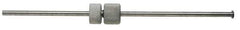 Made in USA - Satin Chrome, Micrometer Groove Checker - 6 Inch Overall Length, 1/8 Inch Rod Diameter, For Use with Starrett 440 Groove Depth Gages - Top Tool & Supply