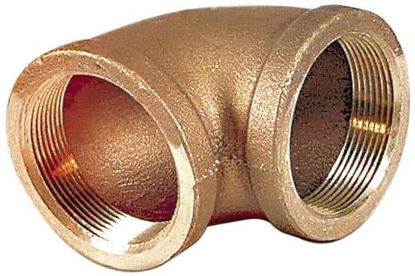 Merit Brass - Class 125, 2" Internal Pipe, Brass 45° Street Elbow - FBSPT x FBSPT - Top Tool & Supply