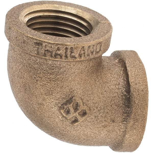 Merit Brass - Class 125, 1/2" Internal Pipe, Brass 90° Street Elbow - FNPT x FNPT - Top Tool & Supply