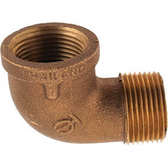 Merit Brass - Class 125, 1" Internal Pipe, Brass 90° Street Elbow - FNPT x MNPT - Top Tool & Supply