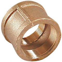 Merit Brass - Class 125, 1-1/4" Internal Pipe, Brass Coupling - FBSPT x FBSPT - Top Tool & Supply