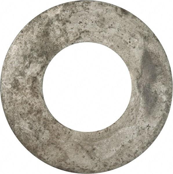 Value Collection - 2-1/4" Screw, Grade 2 Steel USS Flat Washer - 2.365" ID x 4.795" OD, 0.248" Thick, Galvanized Finish - Top Tool & Supply