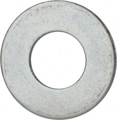 Value Collection - 1-3/4" Screw, Grade 2 Steel USS Flat Washer - 1.865" ID x 4.045" OD, 0.213" Thick, Zinc-Plated Finish - Top Tool & Supply