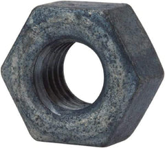 Value Collection - 3/8-16 UNC Steel Right Hand Heavy Hex Nut - 11/16" Across Flats, 23/64" High, Galvanized Finish - Top Tool & Supply