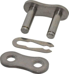 Browning - 1" Pitch, ANSI 80, Roller Chain Connecting Link - For Use with Single Strand Chain - Top Tool & Supply