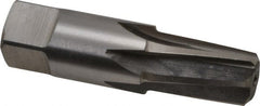 Interstate - 3/8" Pipe, 0.606" Diam, 0.54" Small End Diam, Straight Shank, 1-1/16" Flute, Taper Pipe Reamer - Top Tool & Supply