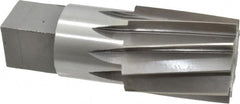 Interstate - 1-1/4" Pipe, 1.553" Diam, 1.444" Small End Diam, Straight Shank, 1-3/4" Flute, Taper Pipe Reamer - Top Tool & Supply