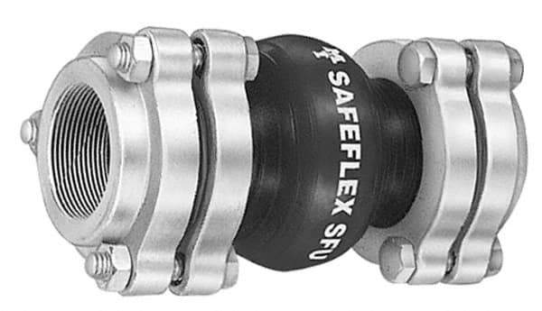 Mason Ind. - 3/4" Pipe, EPDM Single Arch Pipe Expansion Joint - 7" Long, 3/8" Extension, 3/4" Compression, 250 Max psi, Sweated - Top Tool & Supply