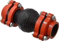 Mason Ind. - 1-1/2" Pipe, EPDM Single Arch Pipe Expansion Joint - 8" Long, 3/8" Extension, 3/4" Compression, 250 Max psi, Female NPT - Top Tool & Supply