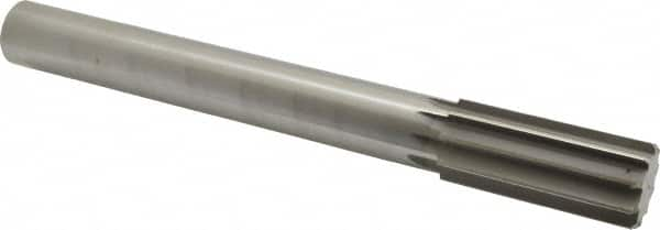 Made in USA - 1-7/16" High Speed Steel 10 Flute Chucking Reamer - Top Tool & Supply