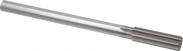 Made in USA - 17.5mm High Speed Steel 8 Flute Chucking Reamer - Top Tool & Supply