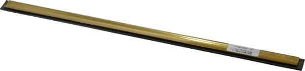 Unger - 16" Rubber Blade Window Washer/Squeegee - Black, Brass Holder - Top Tool & Supply