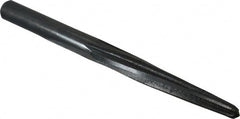 Made in USA - 7/16" Reamer Diam, 1/4" Small End Diam, 1/2" Diam Straight Shank, 3-1/2" Flute, Bridge Reamer - Top Tool & Supply