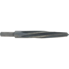 Made in USA - 3/4" Reamer Diam, 13/32" Small End Diam, 1/2" Diam Straight Shank, 5" Flute, Bridge Reamer - Top Tool & Supply