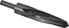 Made in USA - 1-1/16" Reamer Diam, 5/8" Small End Diam, 1/2" Diam Straight Shank, 5" Flute, Bridge Reamer - Top Tool & Supply