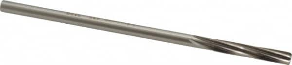 Made in USA - 7/32" High Speed Steel 6 Flute Chucking Reamer - Top Tool & Supply