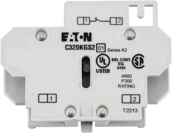 Eaton Cutler-Hammer - Starter Auxiliary Contact - For Use with 10-60A Contactors - Top Tool & Supply