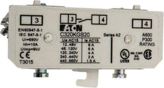 Eaton Cutler-Hammer - Starter Auxiliary Contact - For Use with 100-400A Contactors - Top Tool & Supply