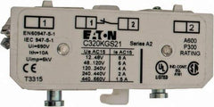 Eaton Cutler-Hammer - Starter Auxiliary Contact - For Use with 100-400A Contactors - Top Tool & Supply