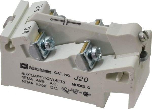 Eaton Cutler-Hammer - Starter Auxiliary Electrical Interlock - For Use with A200 Starters, Size 5-9 AC Contactors - Top Tool & Supply