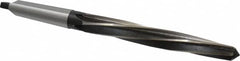 Interstate - 15/16" Reamer Diam, 43/64" Small End Diam, 3MT Morse Taper Shank, 7-3/8" Flute, Bridge Reamer - Top Tool & Supply