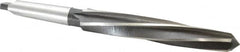 Interstate - 1-3/16" Reamer Diam, 59/64" Small End Diam, 3MT Morse Taper Shank, 7-3/8" Flute, Bridge Reamer - Top Tool & Supply