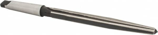 Interstate - 5/8" Reamer Diam, 25/64" Small End Diam, 2MT Morse Taper Shank, 6-1/8" Flute, Bridge Reamer - Top Tool & Supply