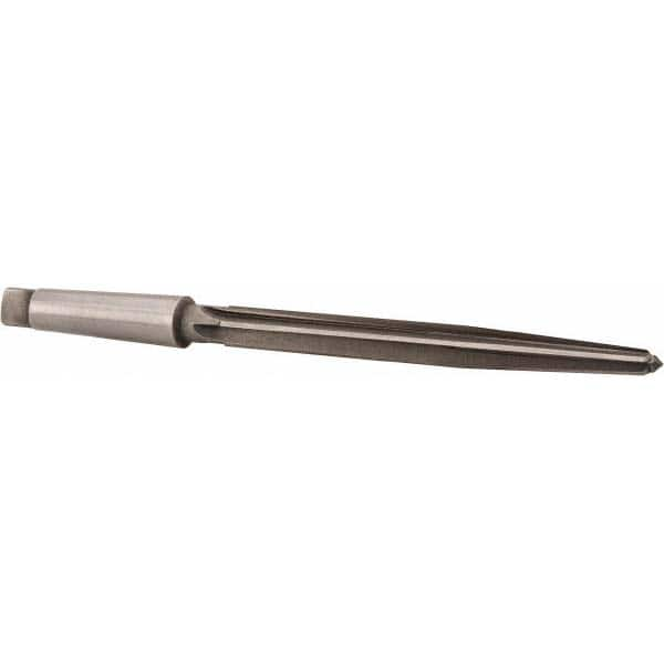 Interstate - 3/4" Reamer Diam, 15/32" Small End Diam, 3MT Morse Taper Shank, 7-3/8" Flute, Bridge Reamer - Top Tool & Supply