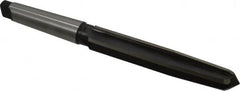 Interstate - 1-3/8" Reamer Diam, 1-1/8" Small End Diam, 4MT Morse Taper Shank, 7-3/8" Flute, Bridge Reamer - Top Tool & Supply