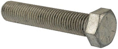 Made in USA - 7/8-9 UNC, 4-1/2" Length Under Head Hex Head Cap Screw - Top Tool & Supply