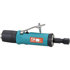 Dynabrade - 1/4" Collet, Straight Handle, Air Straight Die Grinder - 18,000 RPM, Rear Exhaust, 26 CFM, 0.5 hp, 90 psi, 1/4 NPT Inlet - Top Tool & Supply