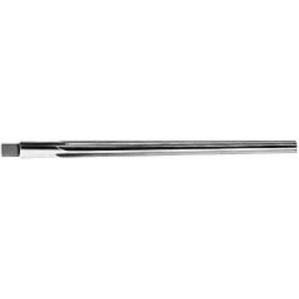 Interstate - #14 Pin, 1.542" Diam, 1-1/4" Small End, 1-1/2" Diam Straight Shank, 14" Flute, Taper Pin Reamer - Top Tool & Supply