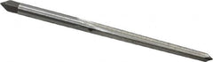 Interstate - #3/0 Pin, 0.1302" Diam, 0.1029" Small End, 9/64" Diam Straight Shank, 1-5/16" Flute, Taper Pin Reamer - Top Tool & Supply