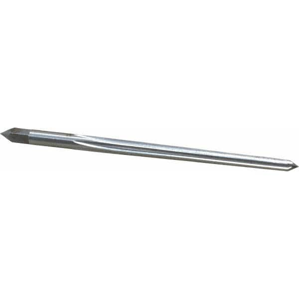 Interstate - #0 Pin, 0.1638" Diam, 0.1287" Small End, 11/64" Diam Straight Shank, 1-11/16" Flute, Taper Pin Reamer - Top Tool & Supply