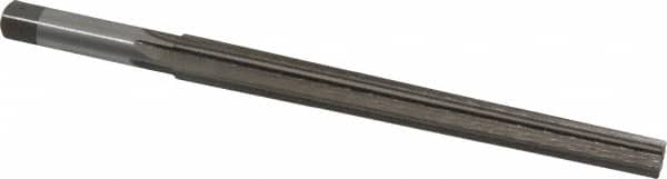 Interstate - #8 Pin, 0.505" Diam, 0.3971" Small End, 7/16" Diam Straight Shank, 5-3/16" Flute, Taper Pin Reamer - Top Tool & Supply