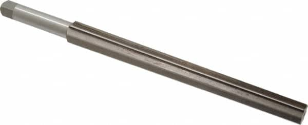 Interstate - #12 Pin, 1.05" Diam, 0.842" Small End, 7/8" Diam Straight Shank, 10" Flute, Taper Pin Reamer - Top Tool & Supply