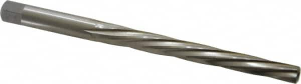 Interstate - #5 Pin, 0.2994" Diam, 0.2409" Small End, 5/16" Diam Straight Shank, 2-13/16" Flute, Taper Pin Reamer - Top Tool & Supply