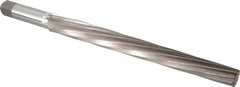 Interstate - #13 Pin, 1.259" Diam, 1.009" Small End, 1-1/4" Diam Straight Shank, 12" Flute, Taper Pin Reamer - Top Tool & Supply