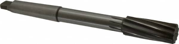 Made in USA - 1-1/8" High Speed Steel 10 Flute Chucking Reamer - Top Tool & Supply