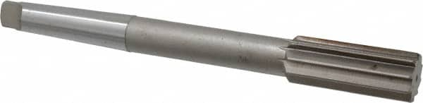 Interstate - 1-3/16" High Speed Steel 10 Flute Chucking Reamer - Top Tool & Supply