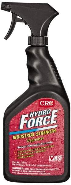 CRC - 32 oz Spray Bottle Cleaner/Degreaser - Liquid, Concentrated, Unscented - Top Tool & Supply