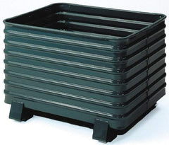 Steel King - 33-1/2" Long x 41-1/2" Wide x 28-1/2" High Steel Bin-Style Bulk Container - 4,000 Lb. Load Capacity - Top Tool & Supply