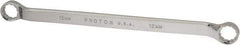 Proto - 12mm x 13mm 12 Point Offset Box Wrench - Double End, 8-7/8" OAL, Steel, Polished Finish, 7.5° Offset - Top Tool & Supply