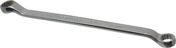 Proto - 14mm x 15mm 12 Point Offset Box Wrench - Double End, 9-11/16" OAL, Steel, Polished Finish, 7.5° Offset - Top Tool & Supply