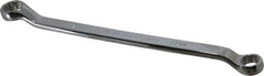 Proto - 17mm x 19mm 12 Point Offset Box Wrench - Double End, 11-5/16" OAL, Steel, Polished Finish, 7.5° Offset - Top Tool & Supply