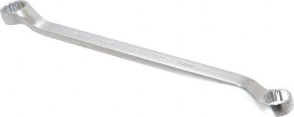 Proto - 19mm x 21mm 12 Point Offset Box Wrench - Double End, 11-1/4" OAL, Steel, Polished Finish, 7.5° Offset - Top Tool & Supply