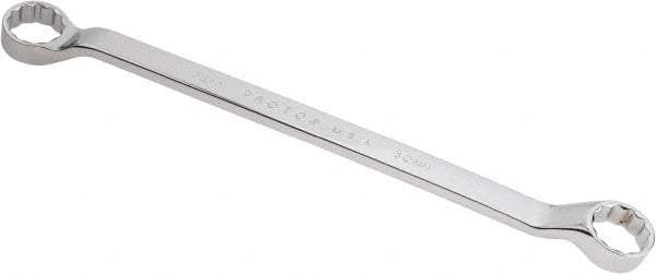 Proto - 30mm x 32mm 12 Point Offset Box Wrench - Double End, 17-7/32" OAL, Steel, Polished Finish, 7.5° Offset - Top Tool & Supply