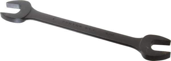 Proto - 15/16" x 1" Standard Open End Wrench - 11-31/64" OAL, Double End, Black Finish, 15° Head Angle - Top Tool & Supply