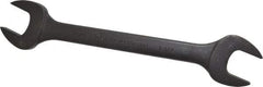 Proto - 1-1/2" x 1-5/8" Standard Open End Wrench - 17-1/16" OAL, Double End, Black Finish, 15° Head Angle - Top Tool & Supply