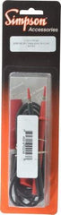 Simpson Electric - Electrical Test Equipment Probe Set - Use with Analog Multimeters - Top Tool & Supply